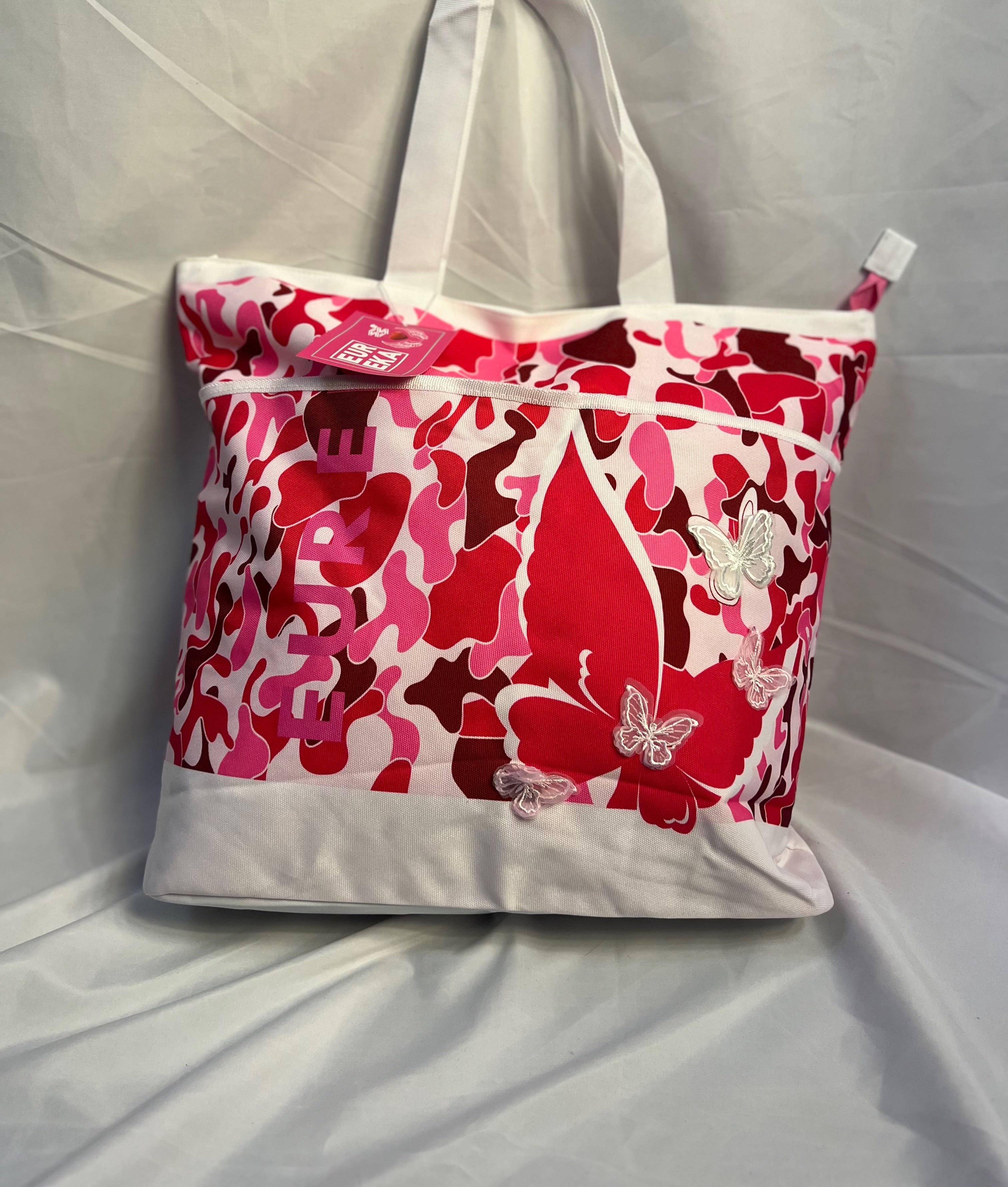 Large Tote Bag Breast Cancer Awareness Created Out of 50 Slang Terms for  Breasts 